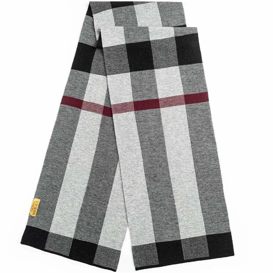 Mens Ilmio Wool Knit Scarf #10
