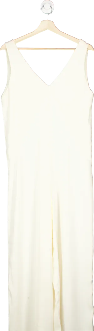 NA-KD White Flowy Jumpsuit EU 34 UK 8