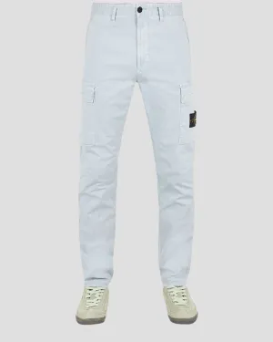 Old Treatment Cargo Pants - Sky Blue