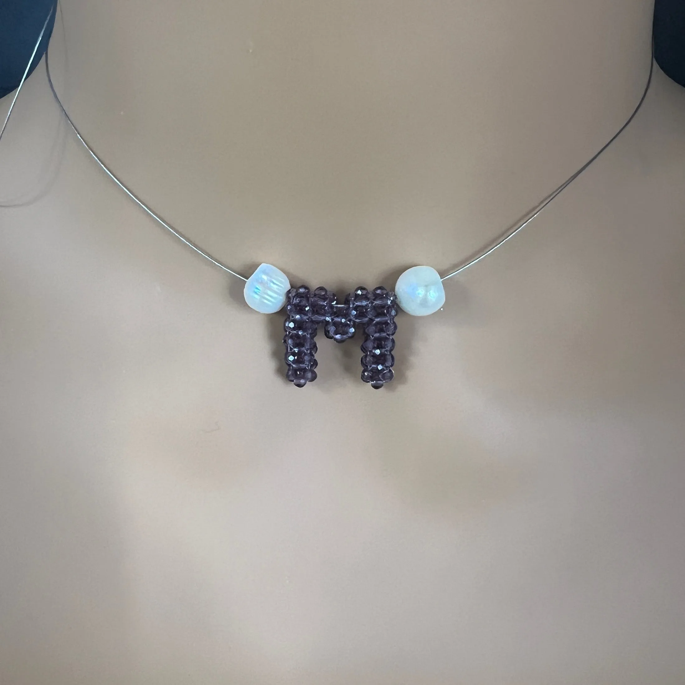 Personalized Beaded Initials or Words necklace