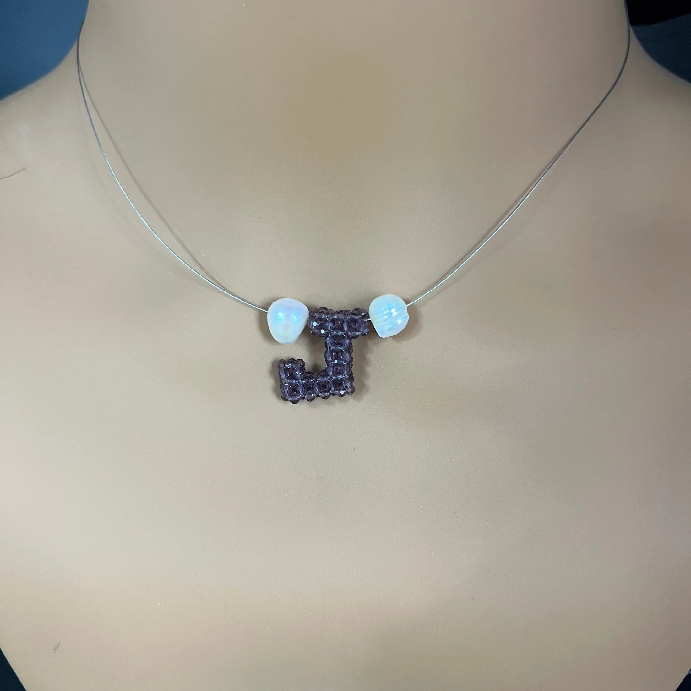 Personalized Beaded Initials or Words necklace