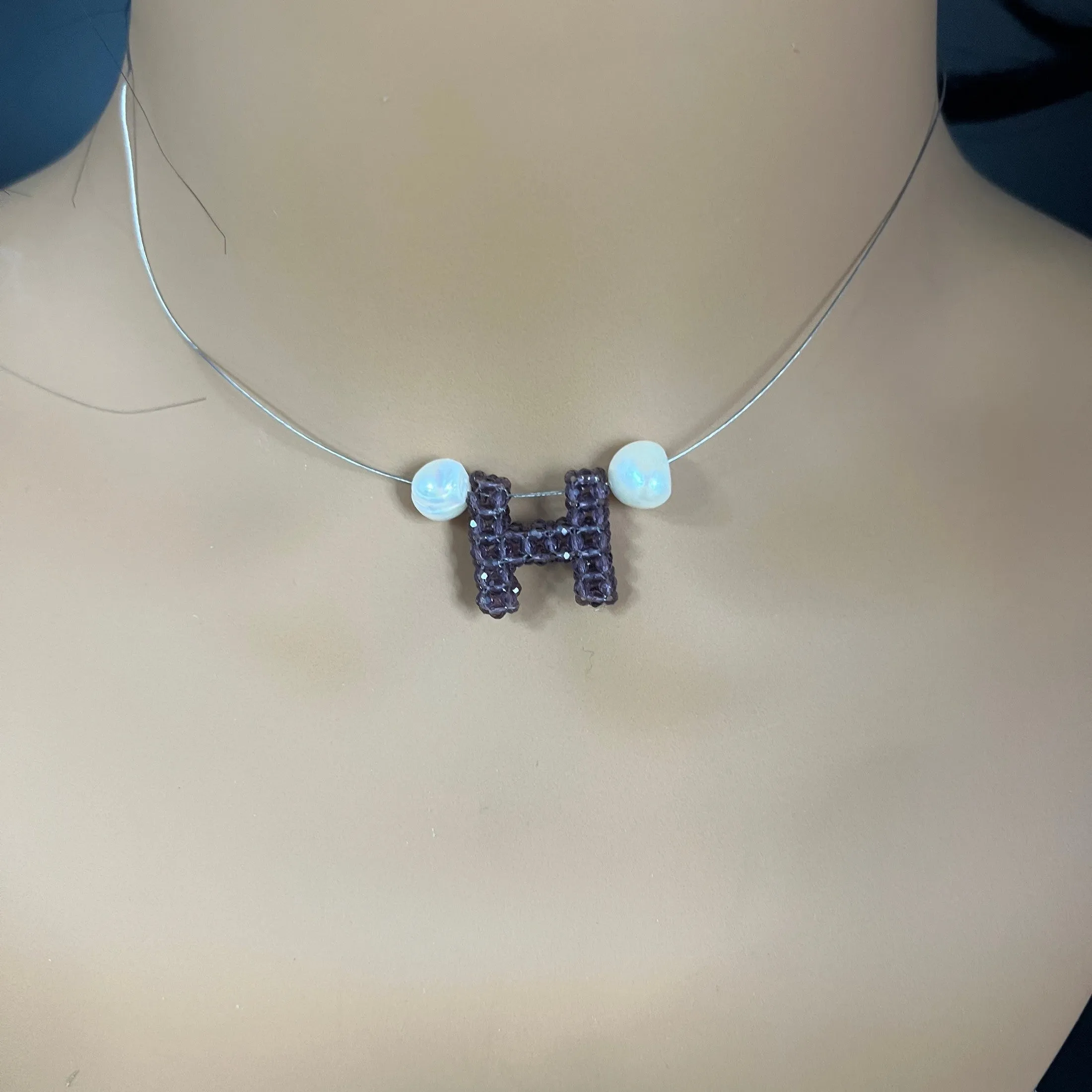 Personalized Beaded Initials or Words necklace