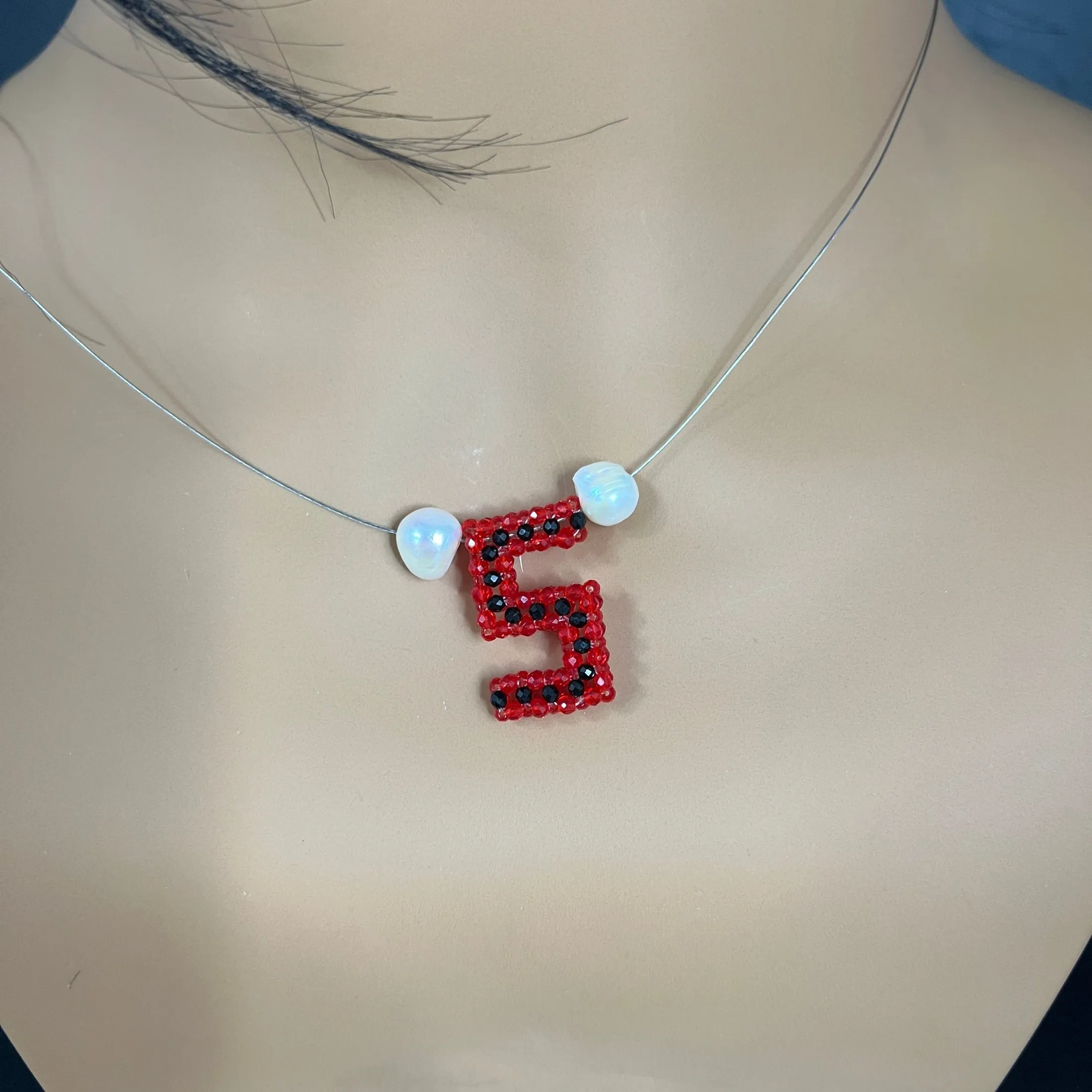 Personalized Beaded Initials or Words necklace