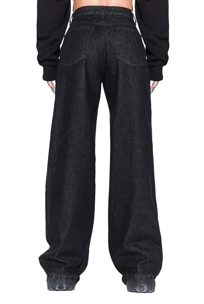 Petite Two Faced Denim
