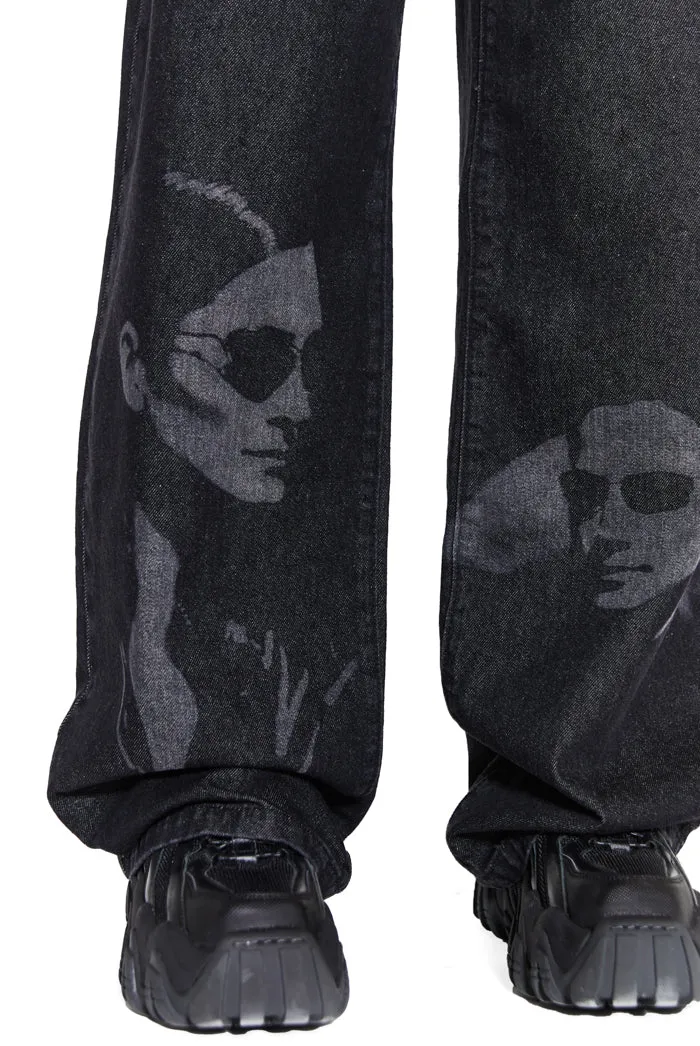 Petite Two Faced Denim