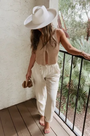 PULL ON CONVERTIBLE PANT - KHAKI