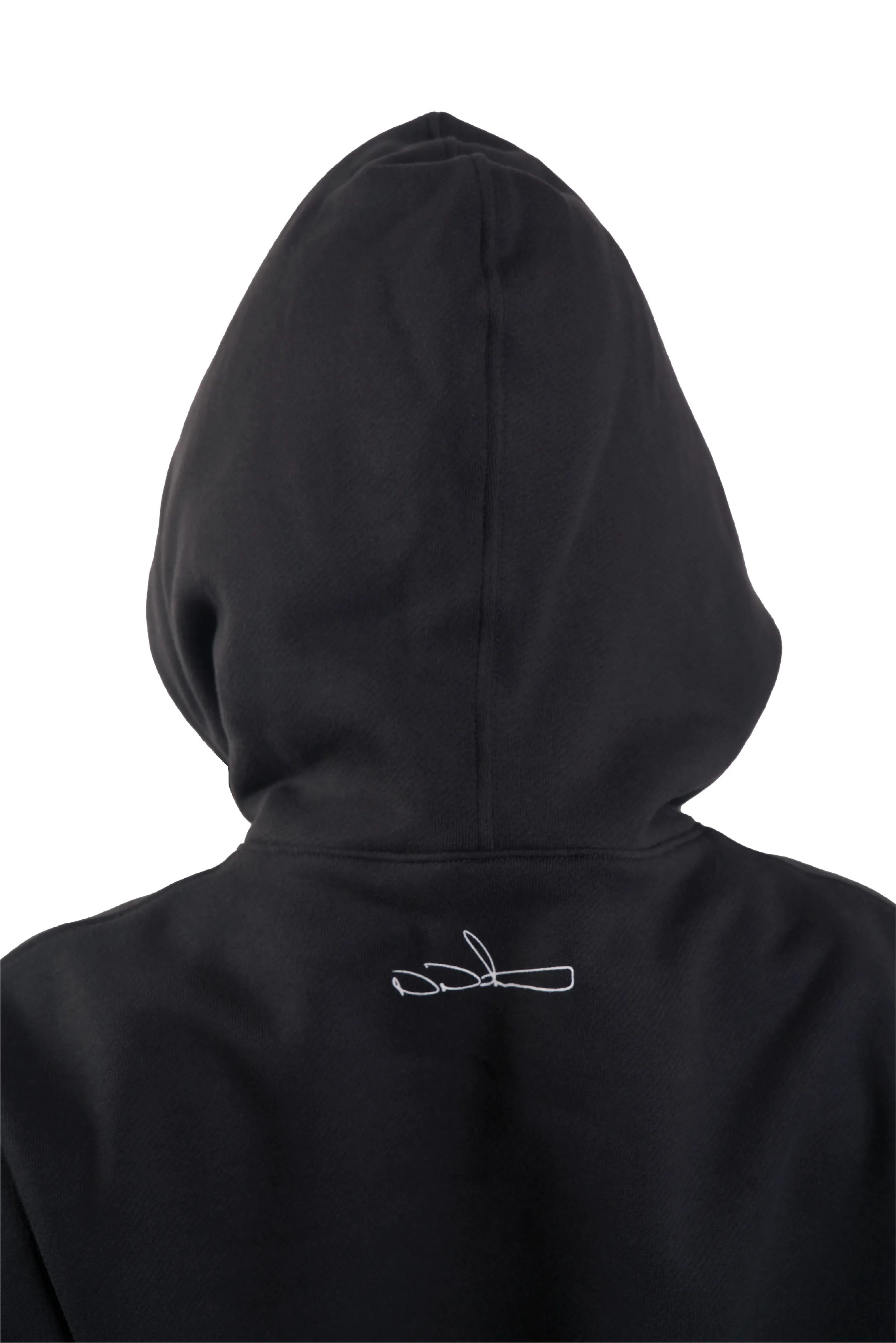 Pullover Hoodie - Geo Pyramid - Washed Black