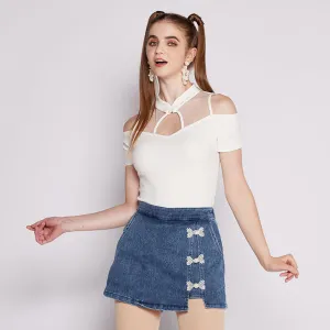 Qipao Knit Top