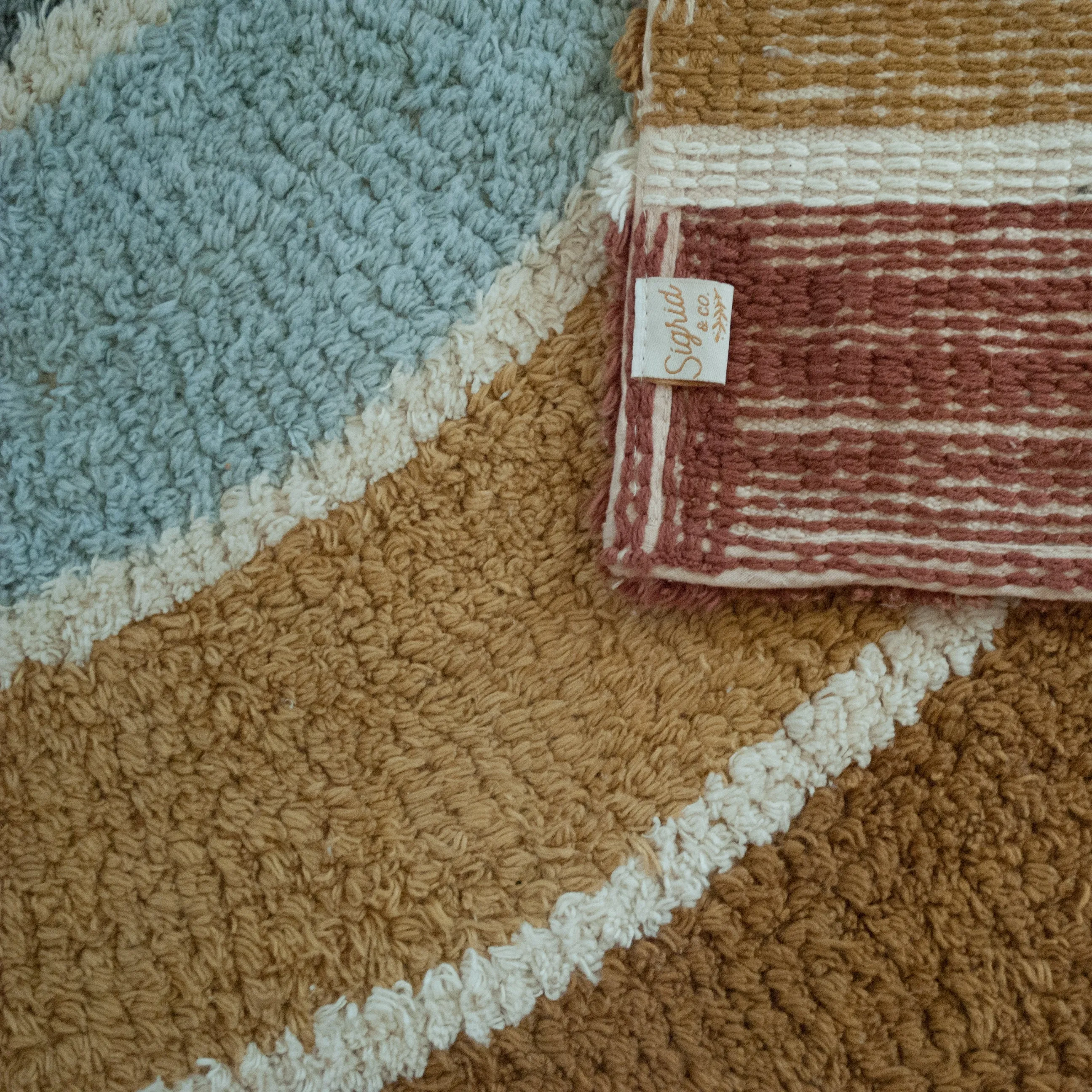 Rainbow Multi Color Accent Rug