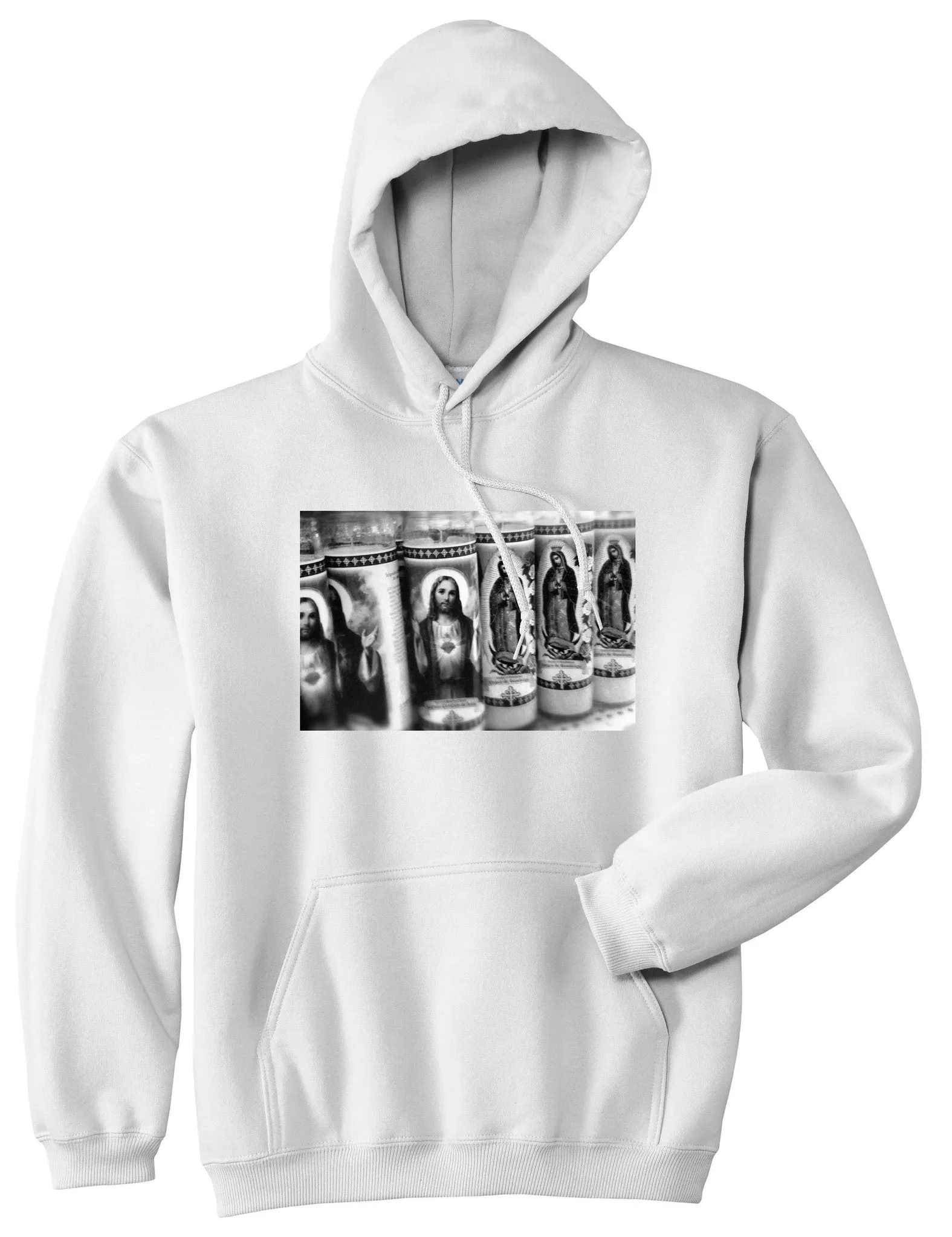 Religious Candles Photography by John Ramos Pullover Hoodie Hoody