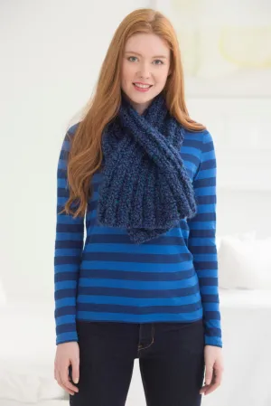 Ribbed Wrap Scarf (Knit)