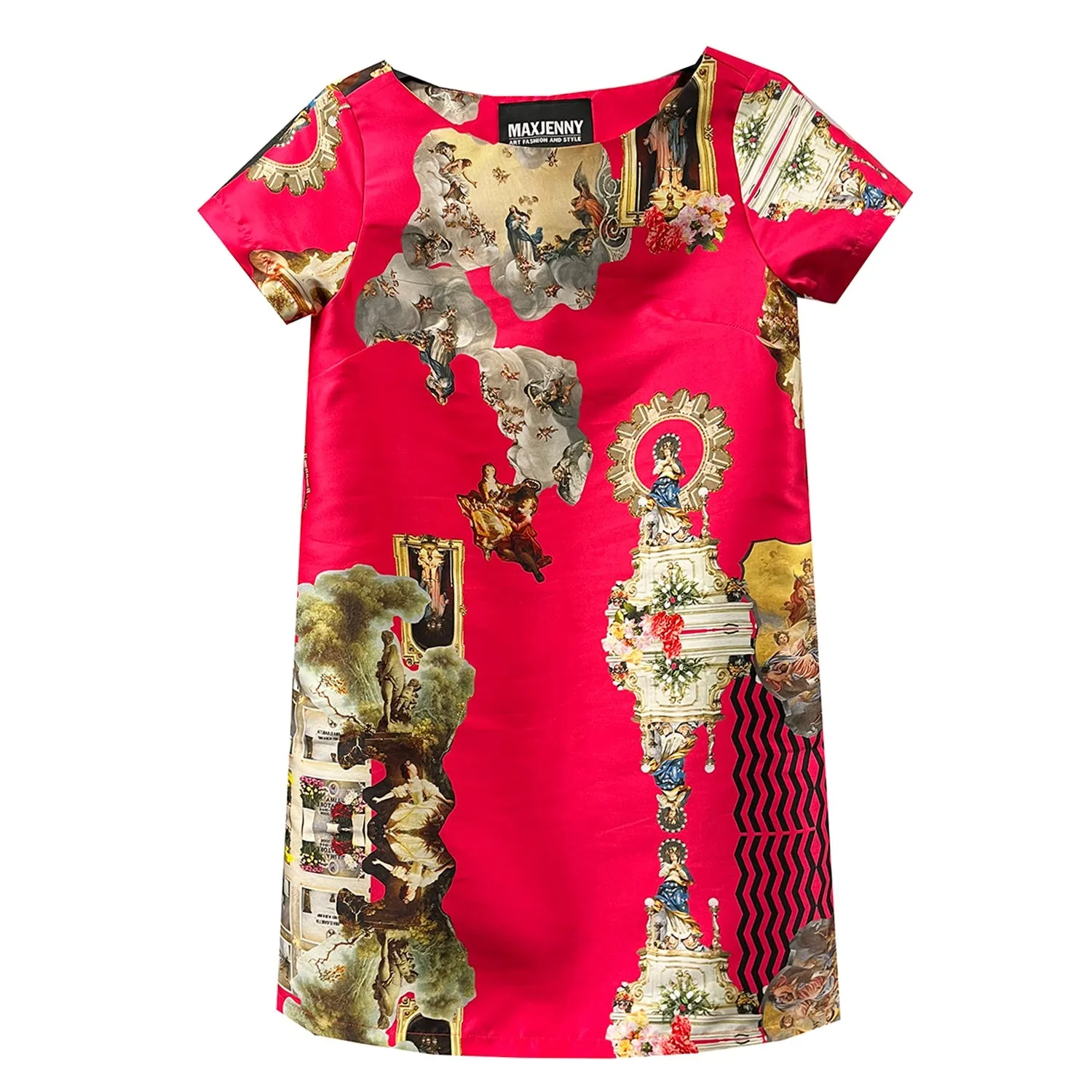SALE Sicily hot pink straight dress