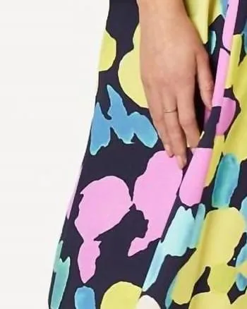 Samantha Dress in Abstract Neon | Abstract Neon