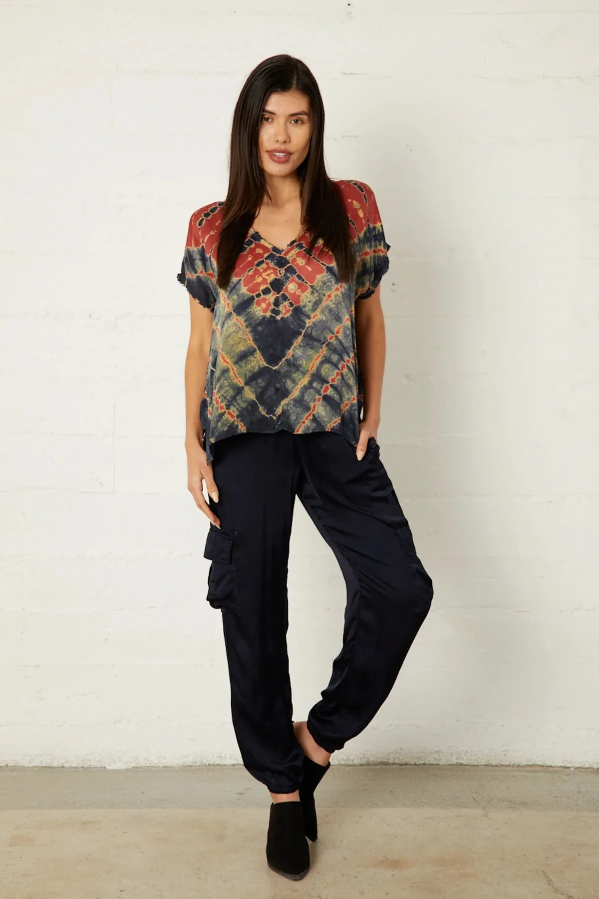 Satin Pant-Black