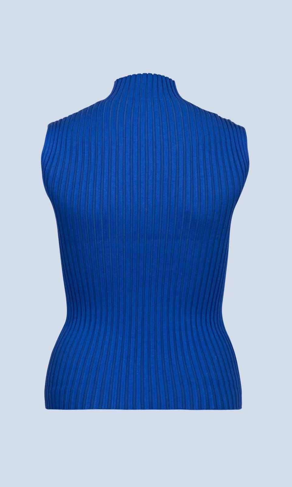 Scuba Cut Silk Knit Top