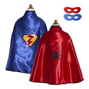 Superhero Reversible Adventure Cape and Mask