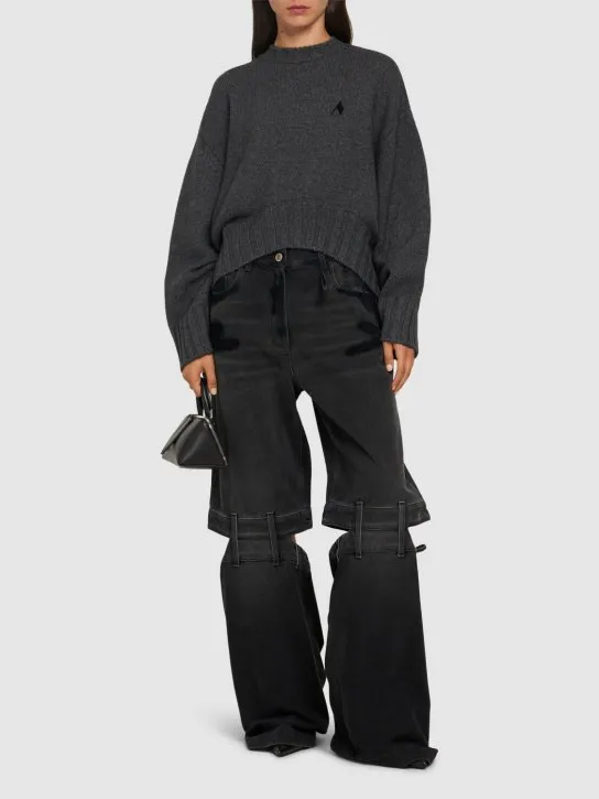 The Attico   Merino wool &amp; cashmere sweater 