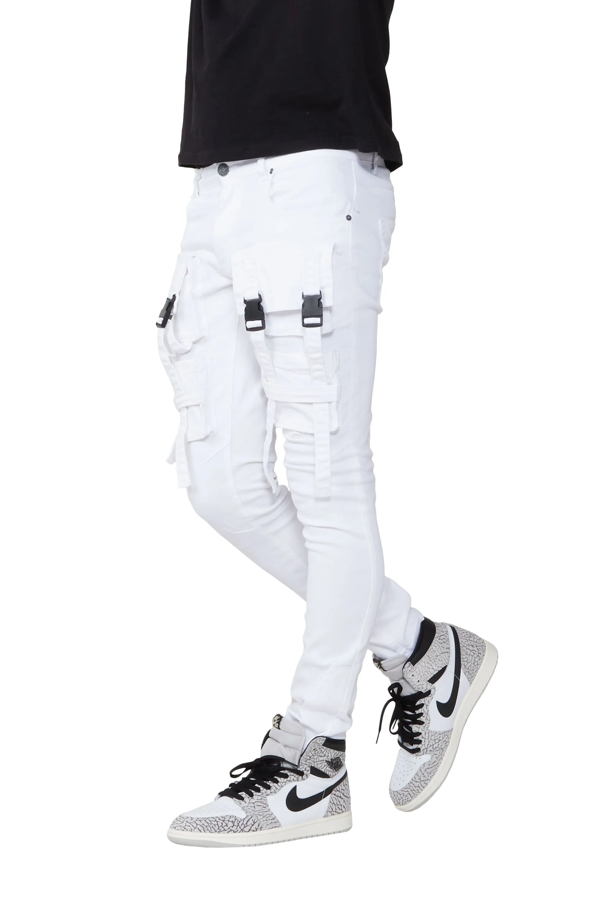 Thiago White Cargo Jean