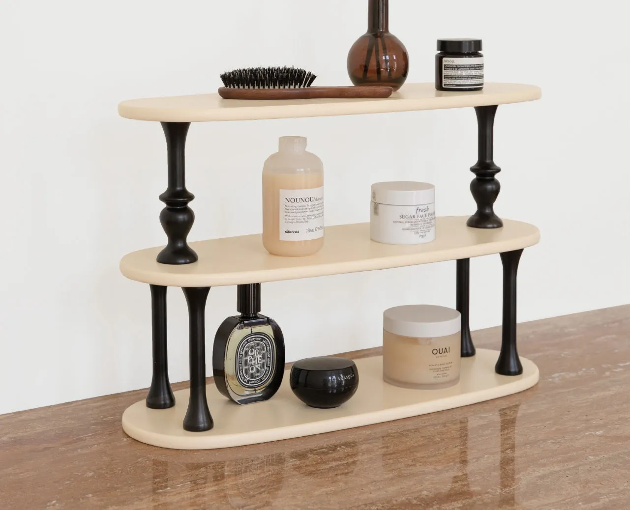Three-layer Wooden Shelf