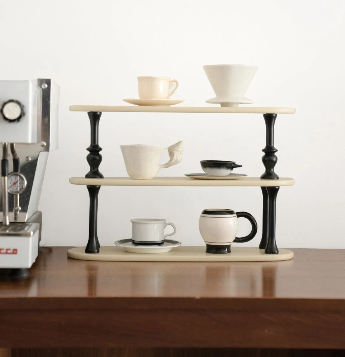 Three-layer Wooden Shelf