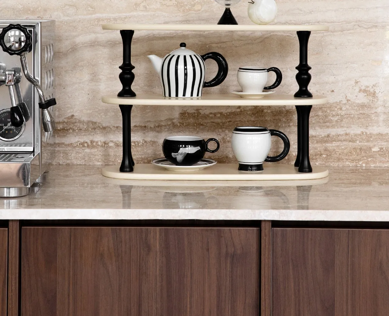 Three-layer Wooden Shelf