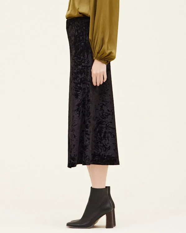 Velvet Slip Skirt