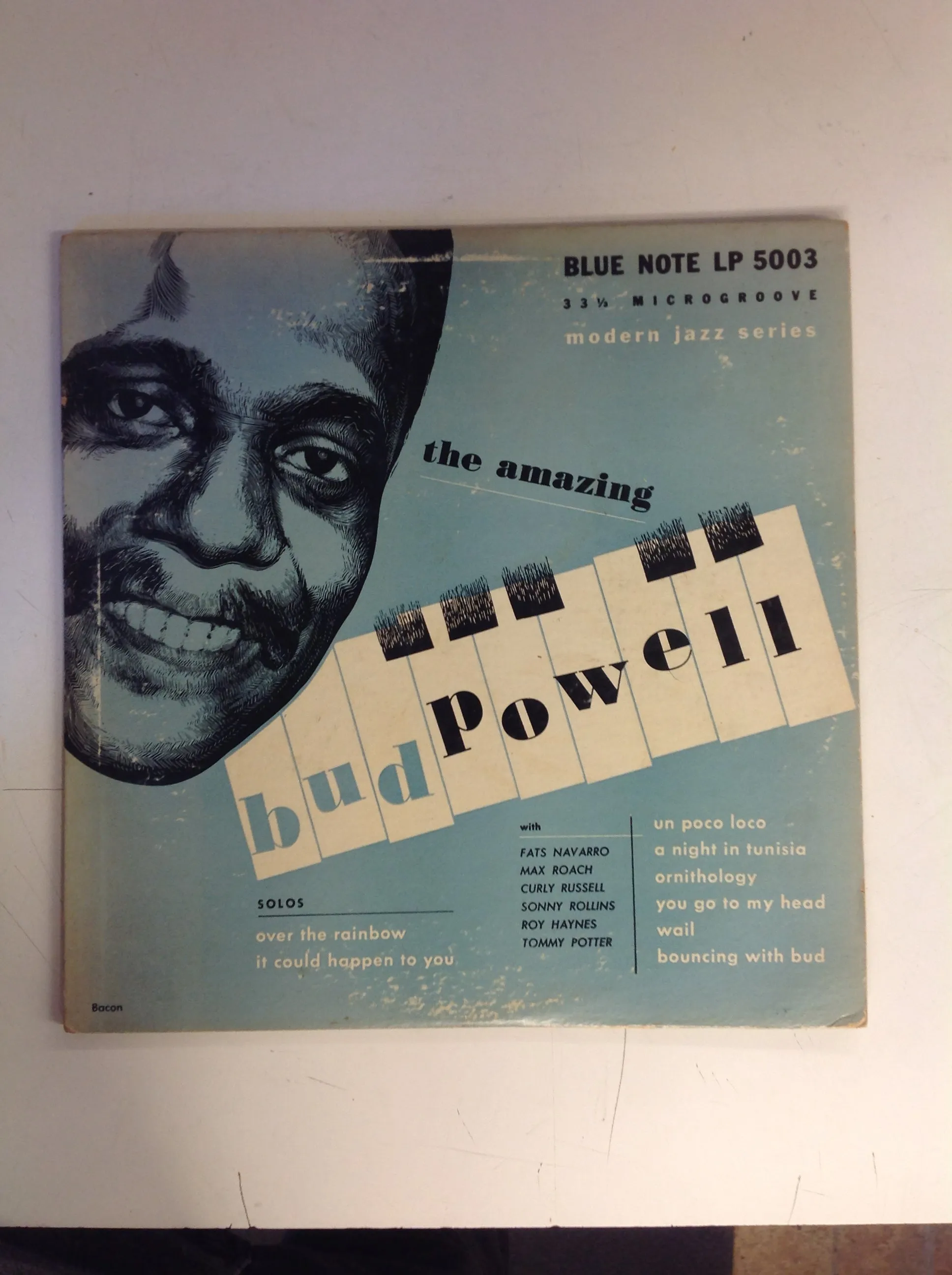 Vintage The Amazing Bud Powell Blue Note LP 33 1/3 Microgroove Modern Jazz Series