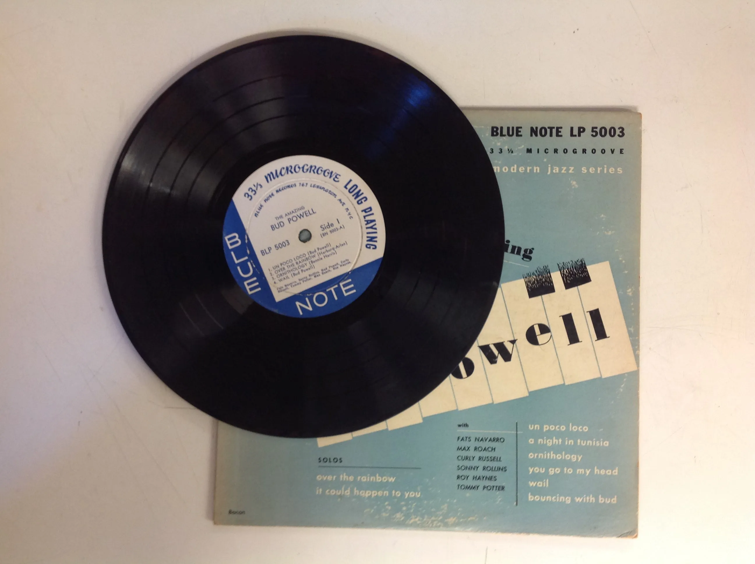 Vintage The Amazing Bud Powell Blue Note LP 33 1/3 Microgroove Modern Jazz Series