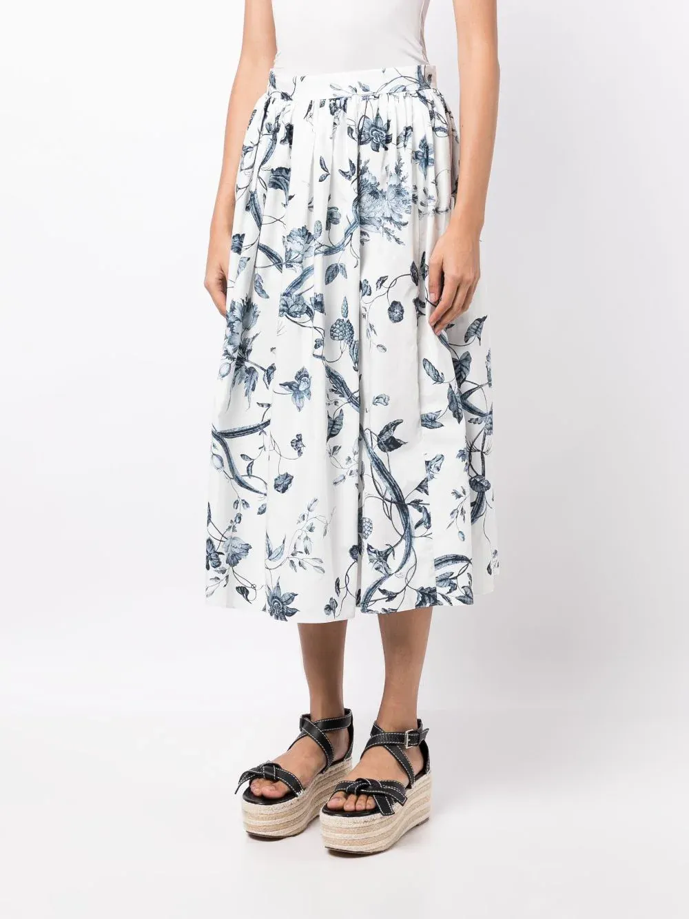 Volume Midi Skirt
