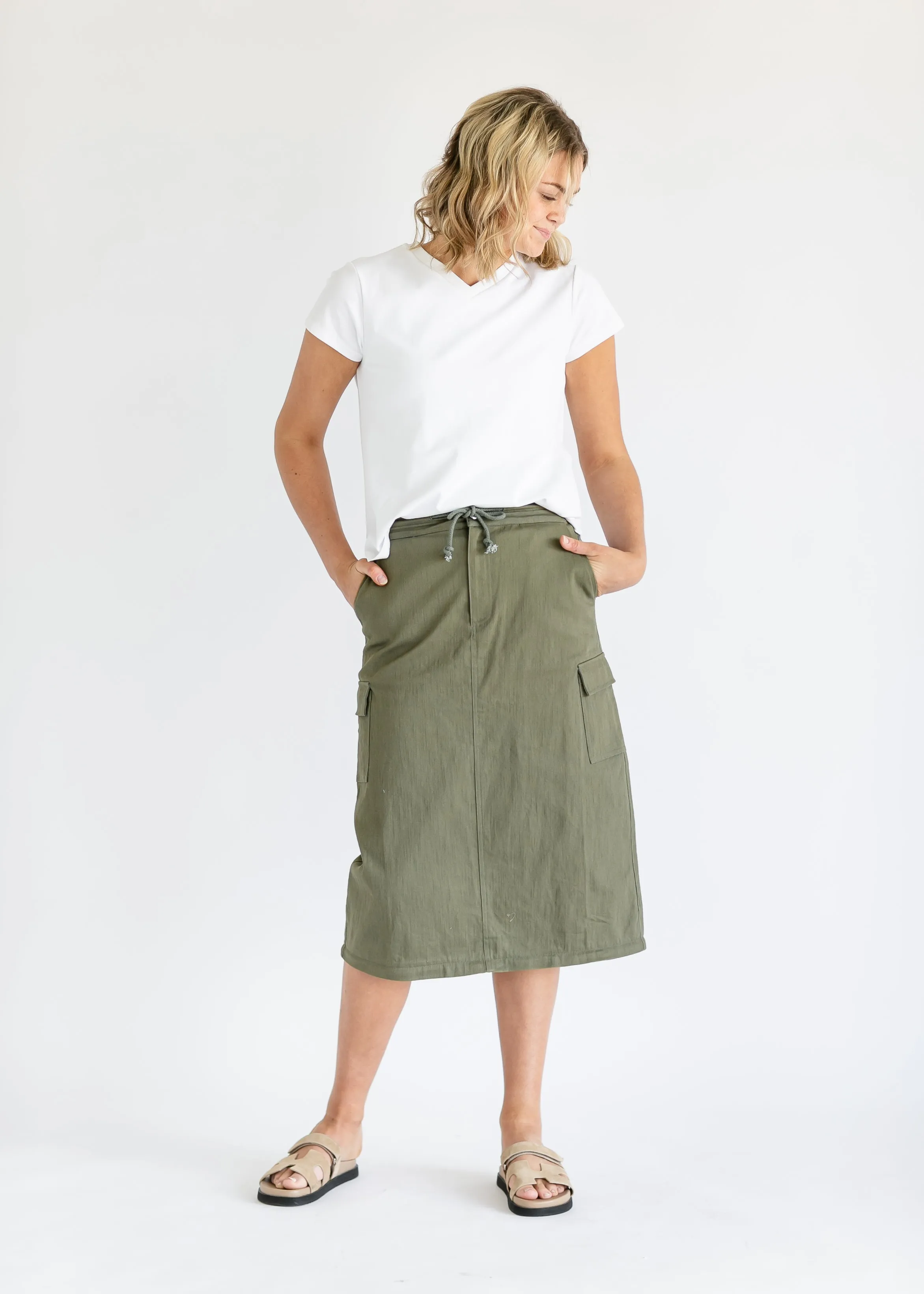 Zarina Cargo Midi or Maxi Skirt - FINAL SALE