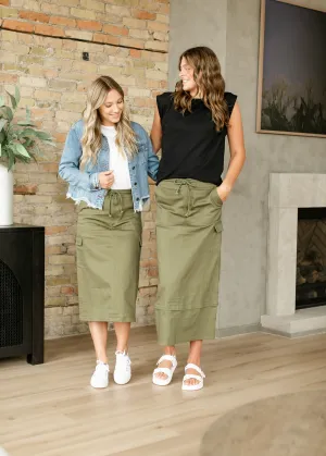 Zarina Cargo Midi or Maxi Skirt - FINAL SALE