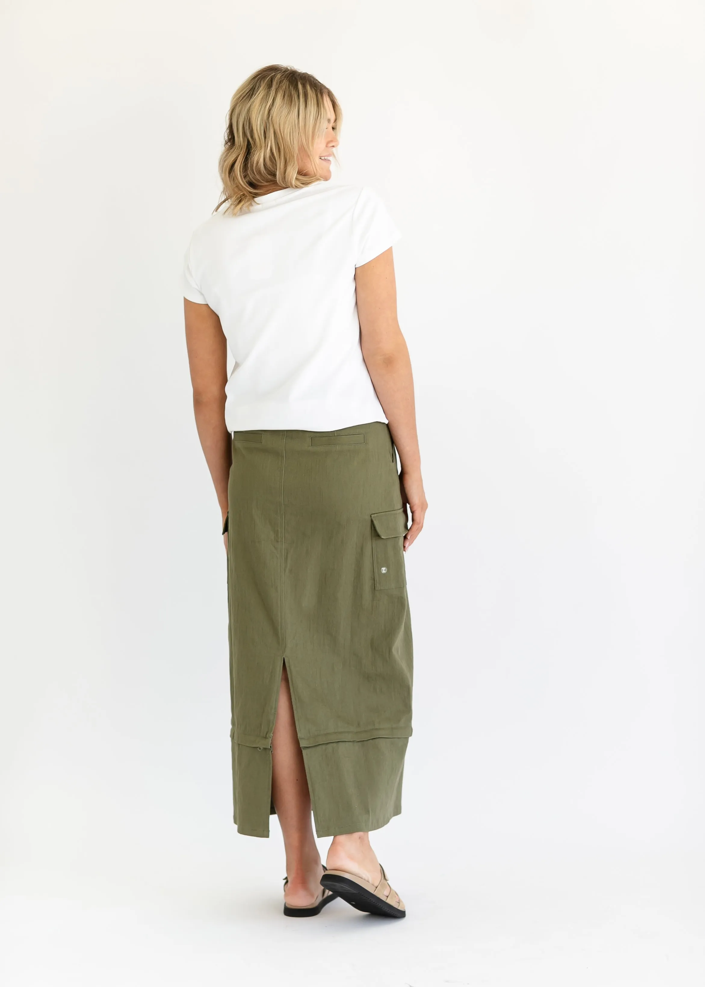 Zarina Cargo Midi or Maxi Skirt - FINAL SALE